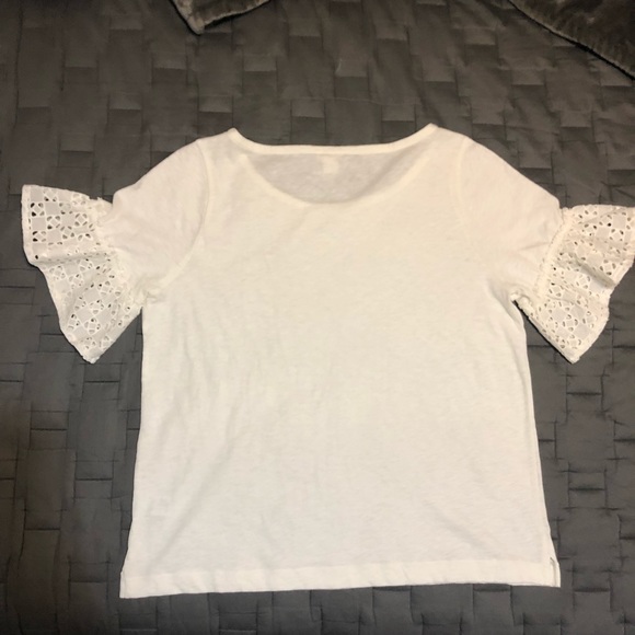 J.Crew Ruffle-Sleeve top - Picture 3 of 8